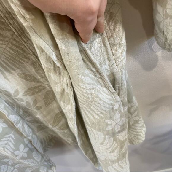 Tahari | Linen Blend Open Front Cardigan - Picture 8 of 9